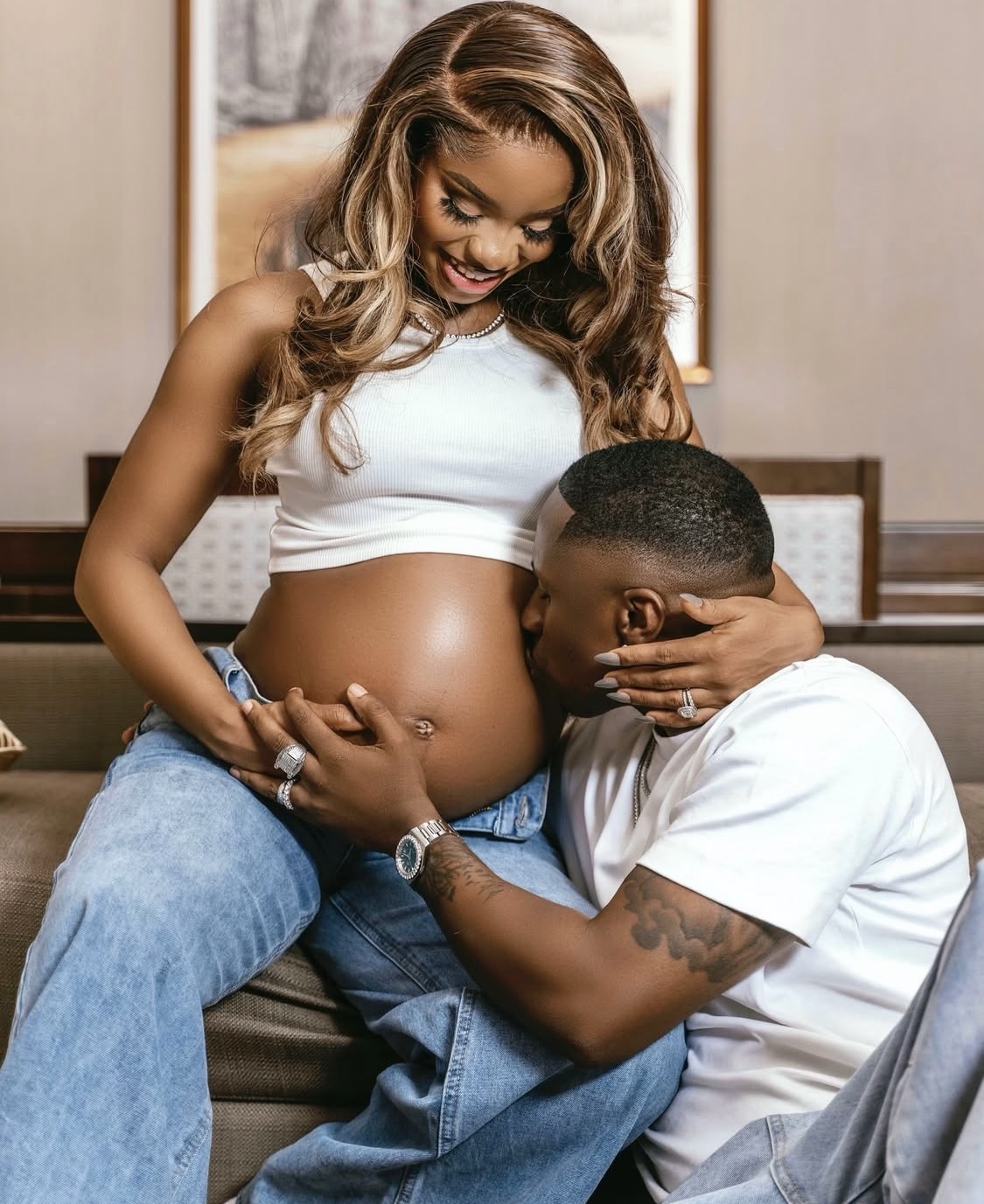 Precilia Ojo and Juma 'Jux' Mkambala