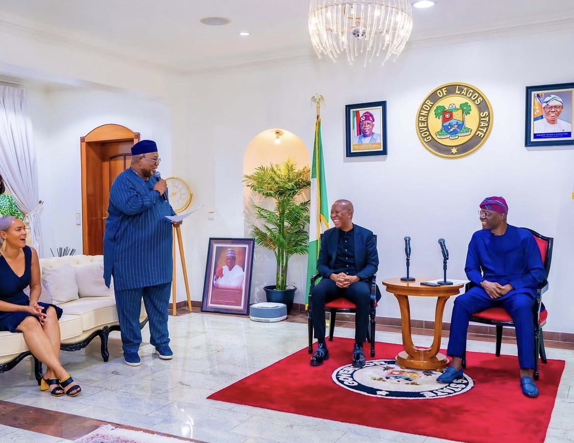 Julius Malema and Babajide Sanwo-Olu
