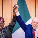 Nigerian President Bola Tinubu and Brazilian President Luiz Inácio Lula da Silva