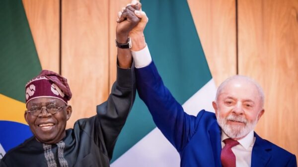 Nigerian President Bola Tinubu and Brazilian President Luiz Inácio Lula da Silva