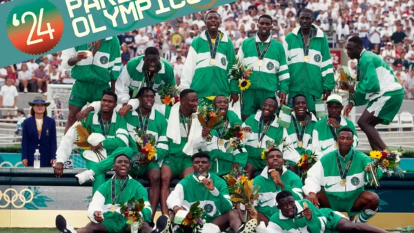 In 1996, Nigeria became the first African team to take football gold at the Atlanta Olympic Games