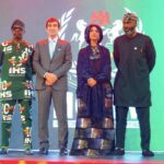 L–R: Ayotade Oyinlola, Executive Vice President and Chief Human Resources Officer, IHS Nigeria; Mohamad Darwish, Executive Vice President, IHS Nigeria, CEO and Co-Founder; Hannatu Musa Musawa, Minister of Art, Culture, Tourism and the Creative Economy and Olugbile Holloway, Director-General, National Commission for Museums and Monuments (NCMM), at the launch of Nigeria’s first-of-its-kind National Digital Museum on the 15th of August 2025, Lagos, Nigeria.