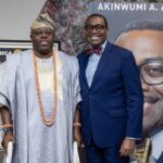 King Oniru and Akinwumi Adesina