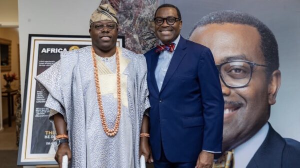 King Oniru and Akinwumi Adesina