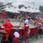 Guinness World Record attempt to cook the largest pot of jollof rice ever made