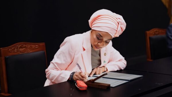 Hannatu Musawa signed the deal with SOOP Co. LTD.