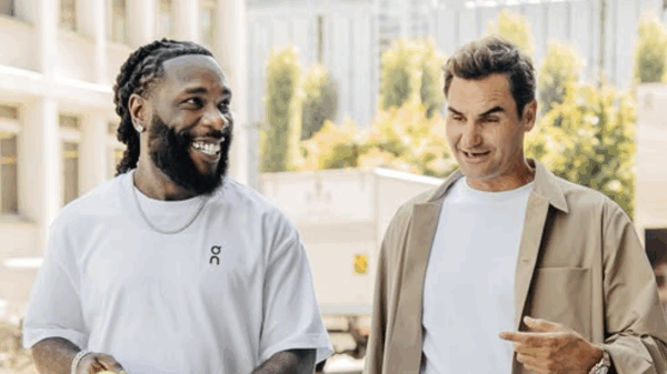 Burna Boy and Roger Federer on GOAT Talk