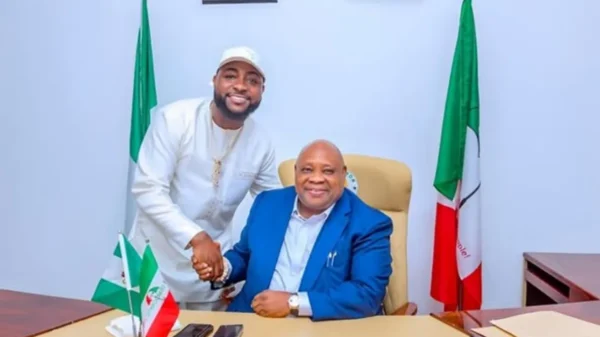 Davido and Osun Governor, Ademola Adeleke
