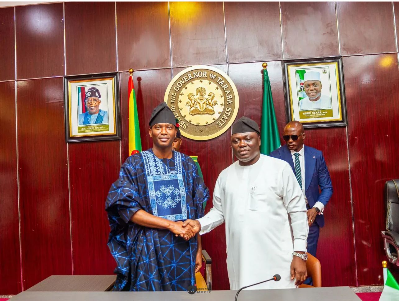 Grenada’s Prime Minister Dickon Mitchell and Taraba State governor