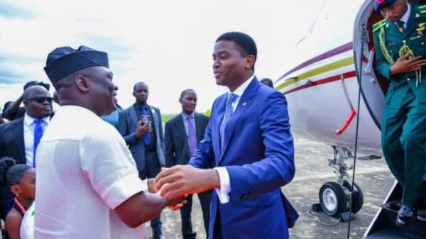 Grenada’s Prime Minister Dickon Mitchell and Taraba State governor