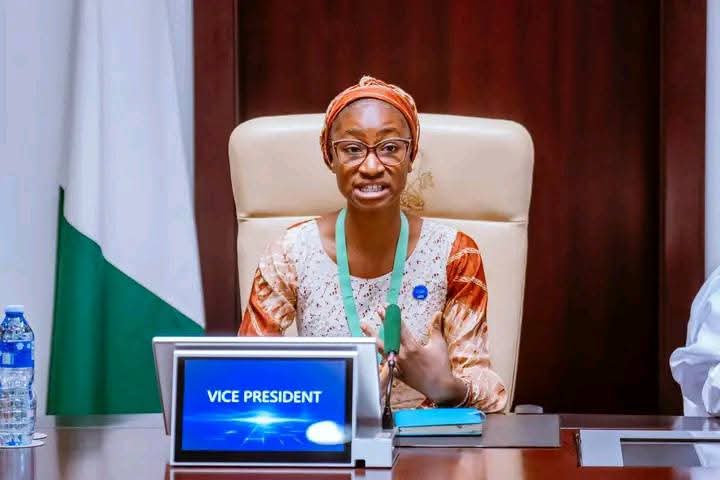 Vice President Shettima hands over office to 14-year-old Joy Ogah