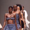 Models for Hertunba at the 2025 Lagos Fashion Week in Lagos, Nigeria
