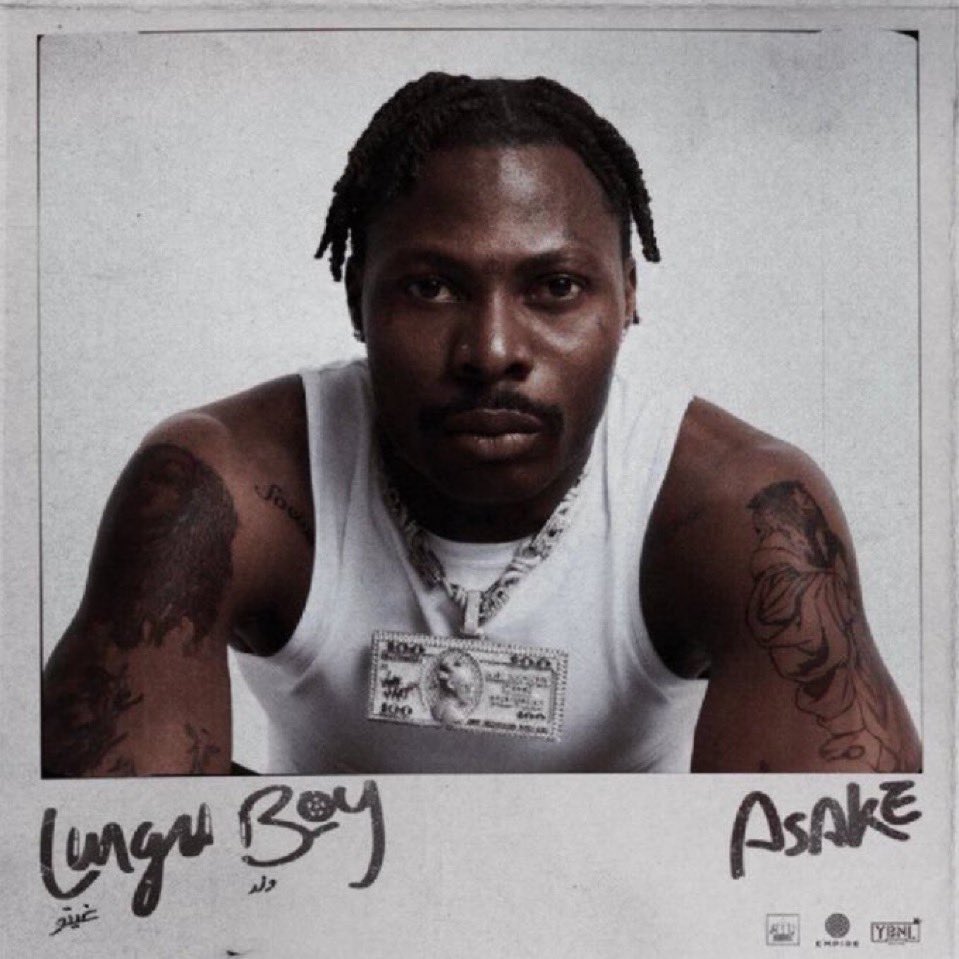 Asake's Lung Boy album cover