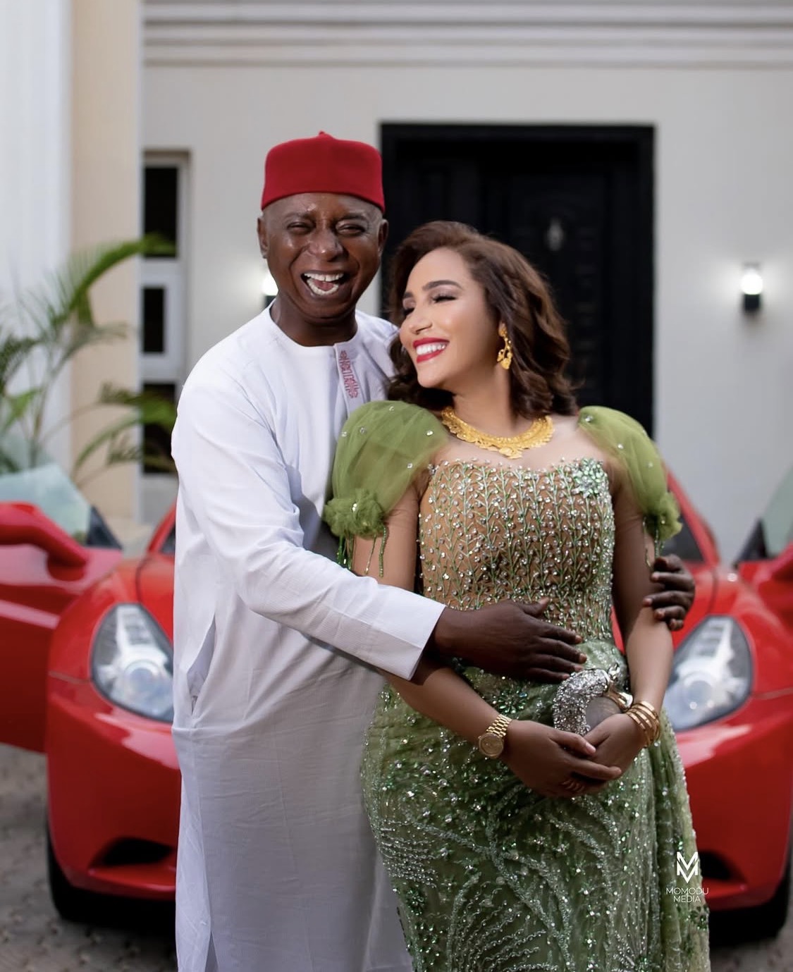 Ned Nwoko and Laila Charani