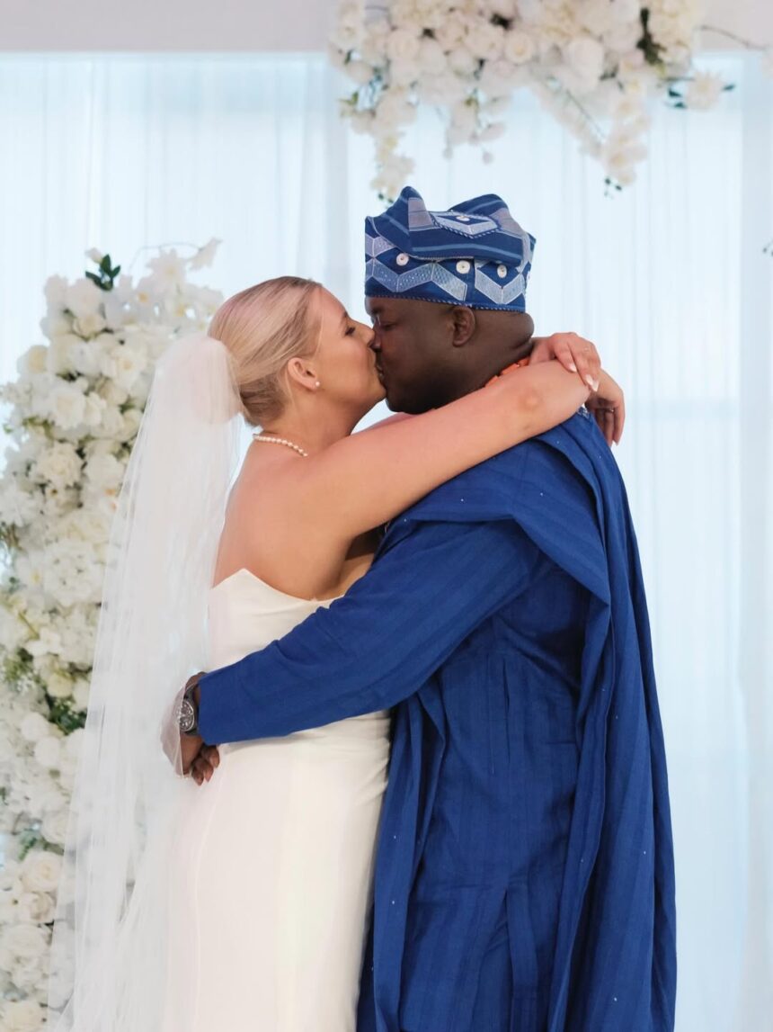 David Adesanya David marries 'best friend' Abbey