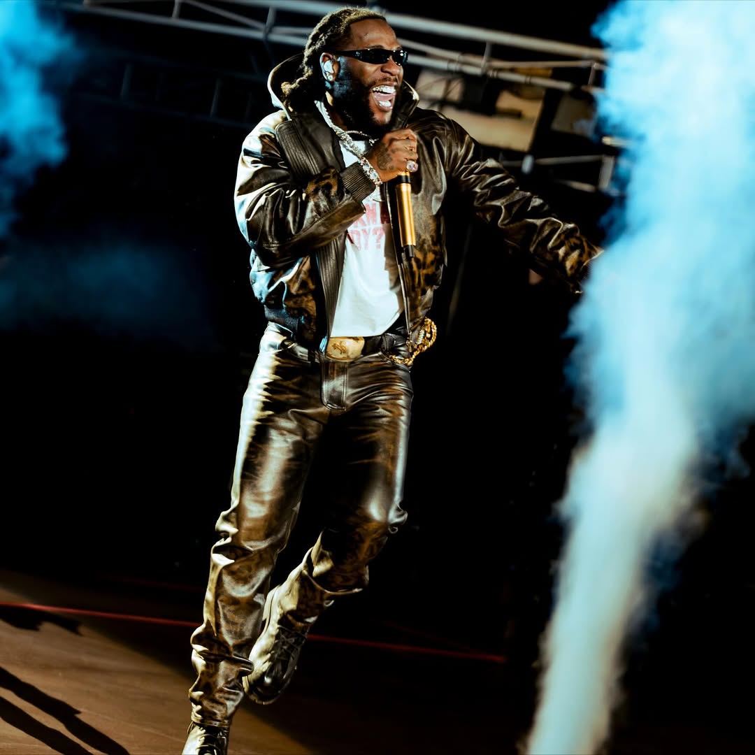 Burna Boy at the Red Rocks Amphitheatre in Colorado, US