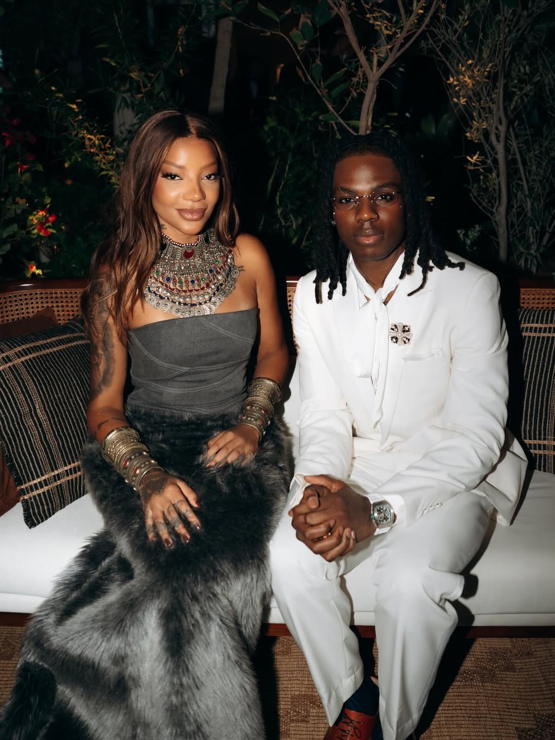 Ludmilla and Rema at the inaugural Franca Fund Gala in Doha, Qatar