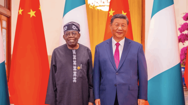 President Bola Tinubu and the President of China Xi Jinping