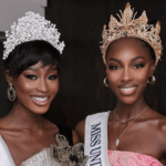 Miss Universe Nigeria 2025 first runner-up, Damilola Bolarinde and Miss Universe Côte d'Ivoire 2025 Olivia Yace