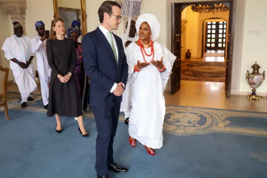 Prince-Heir Philip of Serbia and Yugoslavia and Olori Temitope Enitan-Ogunwusi