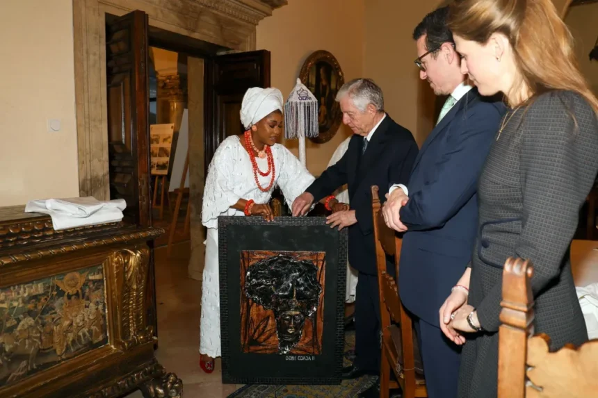 Prince-Heir Philip of Serbia and Yugoslavia and Olori Temitope Enitan-Ogunwusi