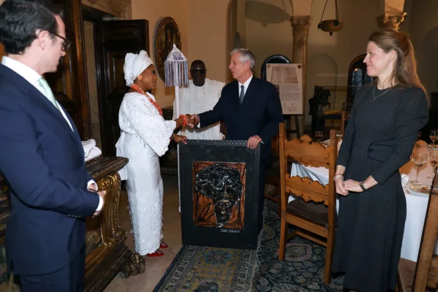 Prince-Heir Philip of Serbia and Yugoslavia and Olori Temitope Enitan-Ogunwusi