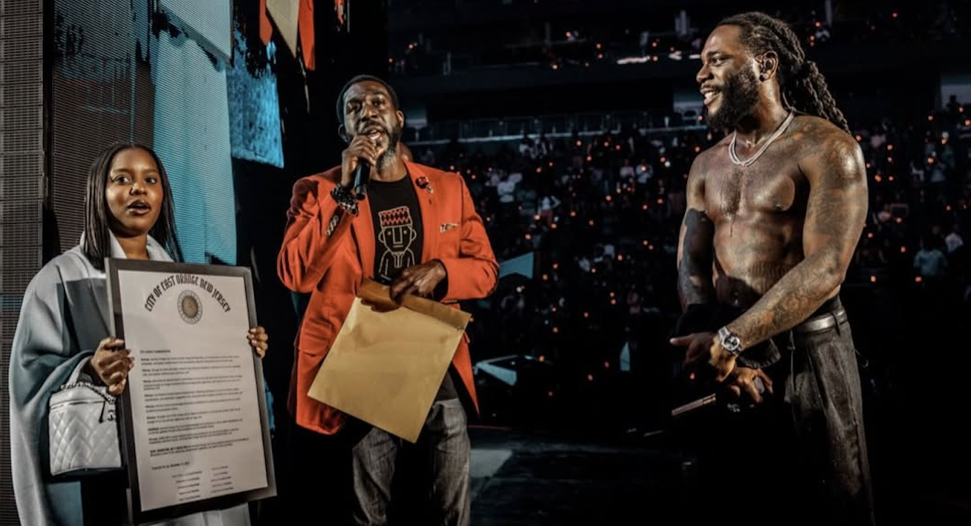 Burna Boy honoured by two U.S. cities after sold-out concert in New Jersey