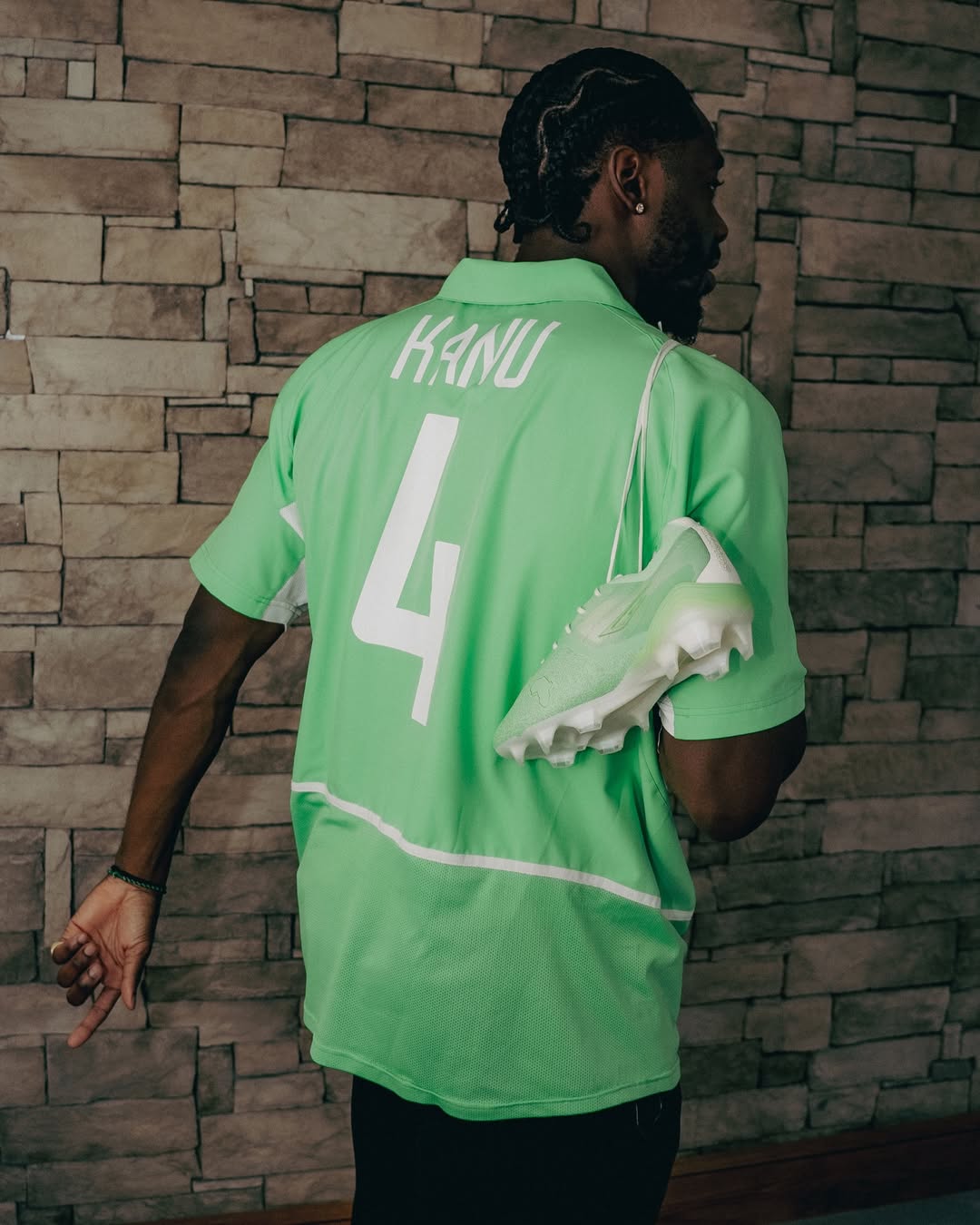 Ola Aina unveils eco-friendly boot