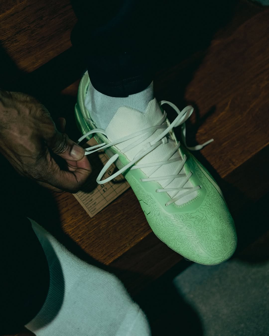 Ola Aina unveils eco-friendly boot