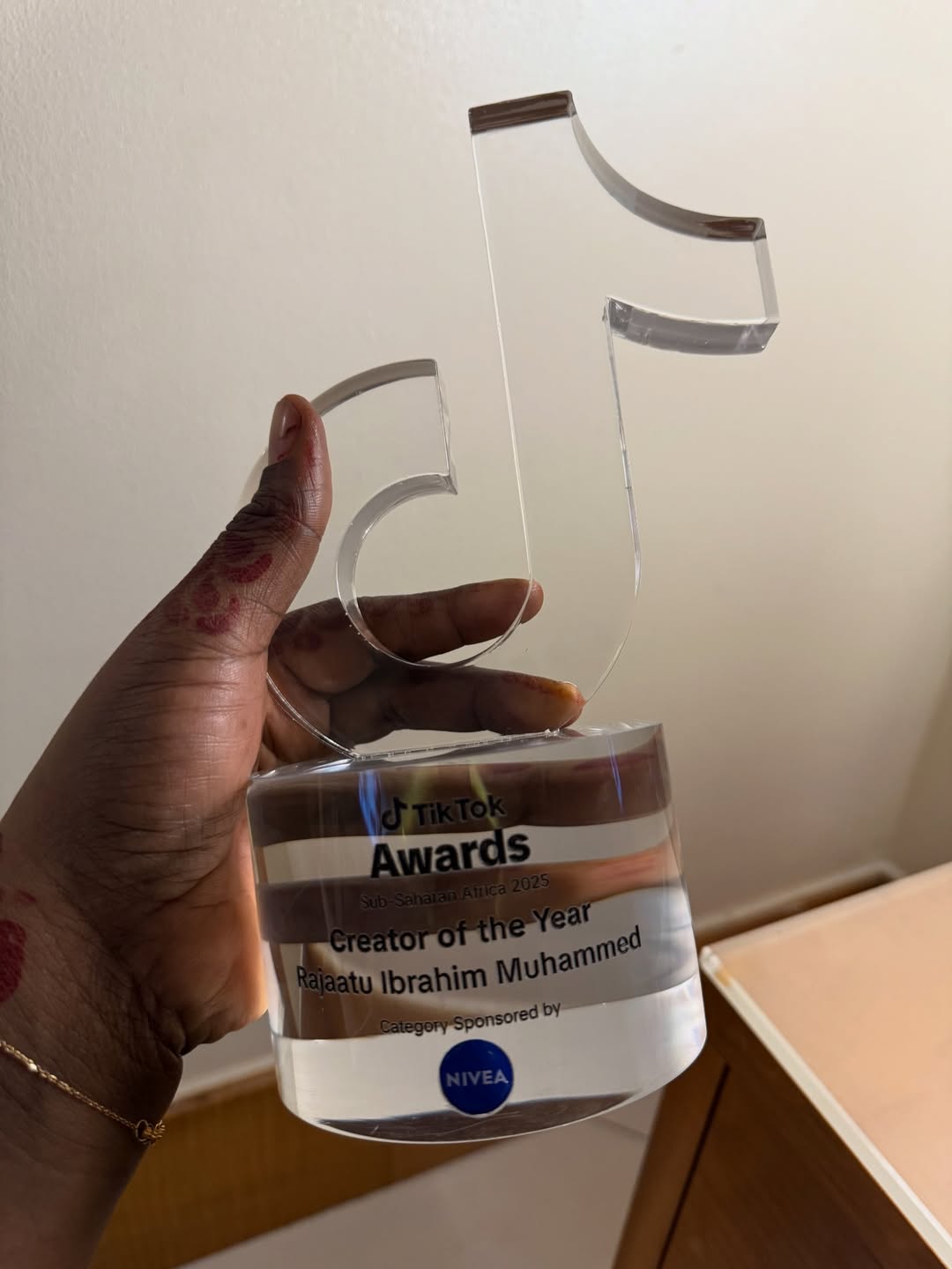 Raja'atu Muhammed Ibrahim wins TikTok Awards Africa