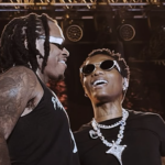 Gunna and Wizkid at the 2025 Detty December Festival in Nigeria