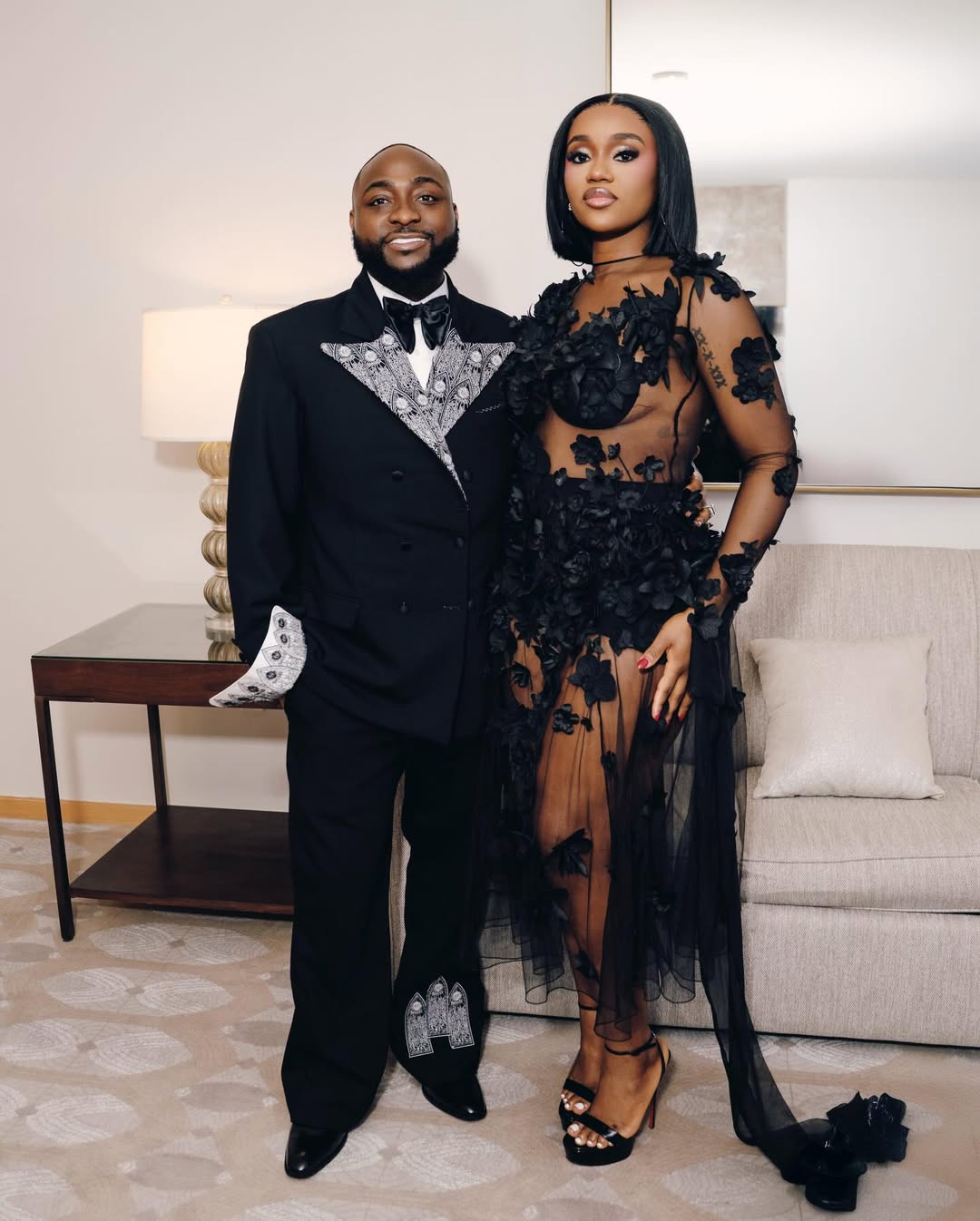 Davido and his wife Chioma