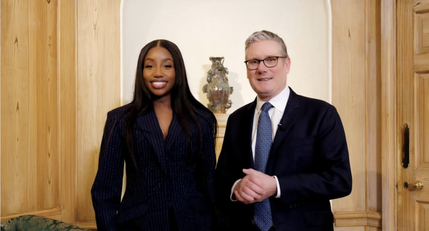 Kennie Bukky and Keir Starmer