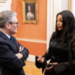 Nellie Gbadebo and Keir Starmer