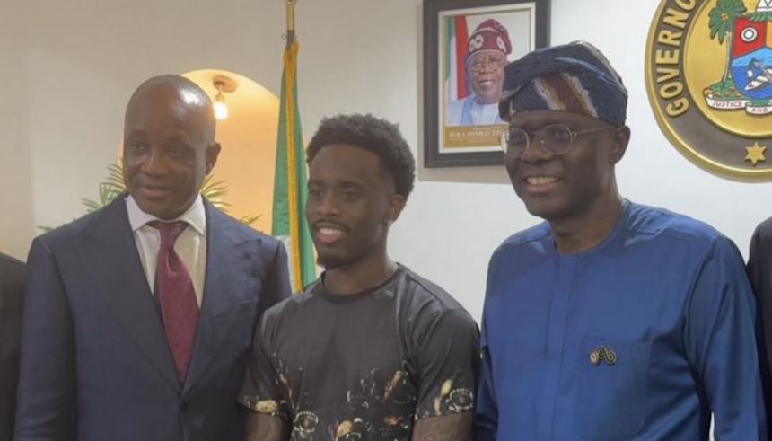 Lagos governor hosts US streaming star Kai Cenat