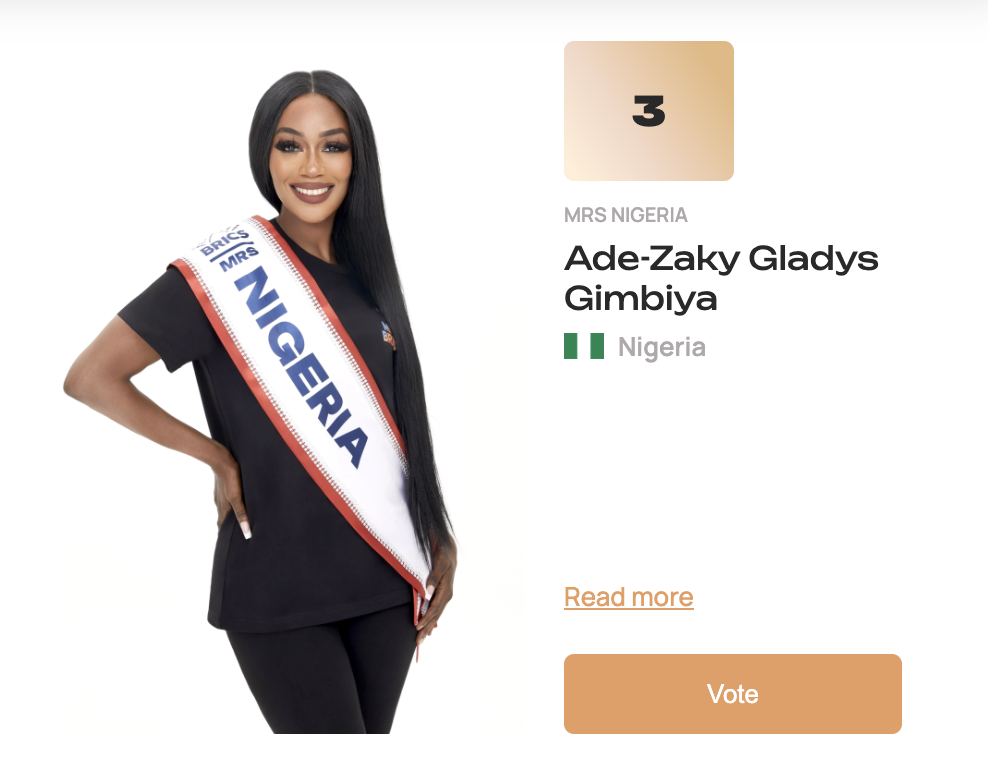 Gladys Gimbiya Ade-Zaky (Mrs BRICS)