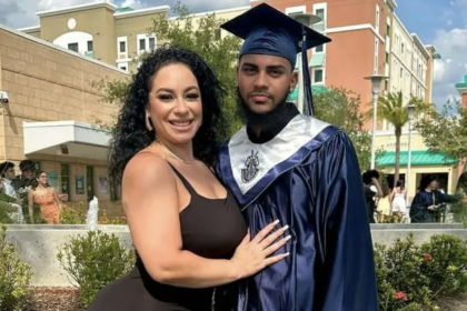 Mum's 'half naked' graduation dress sparks viral firestorm. Photo: Selene Castle Instagram/@iamselenecastle