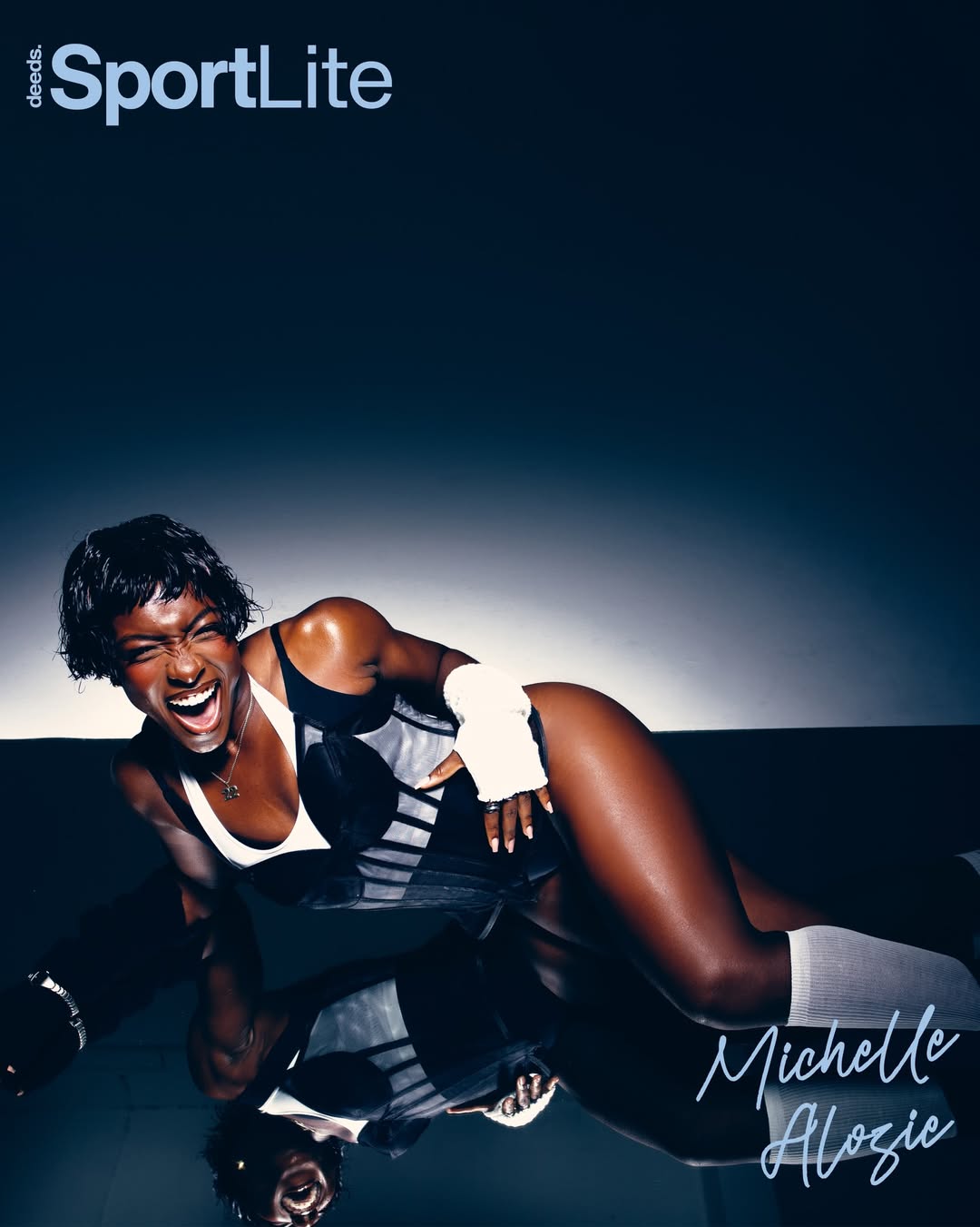 Michelle Alozie's Deeds Magazine cover