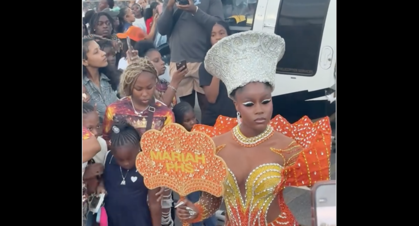 American student flies to Nigeria for prom dress, then arrives at school by helicopter