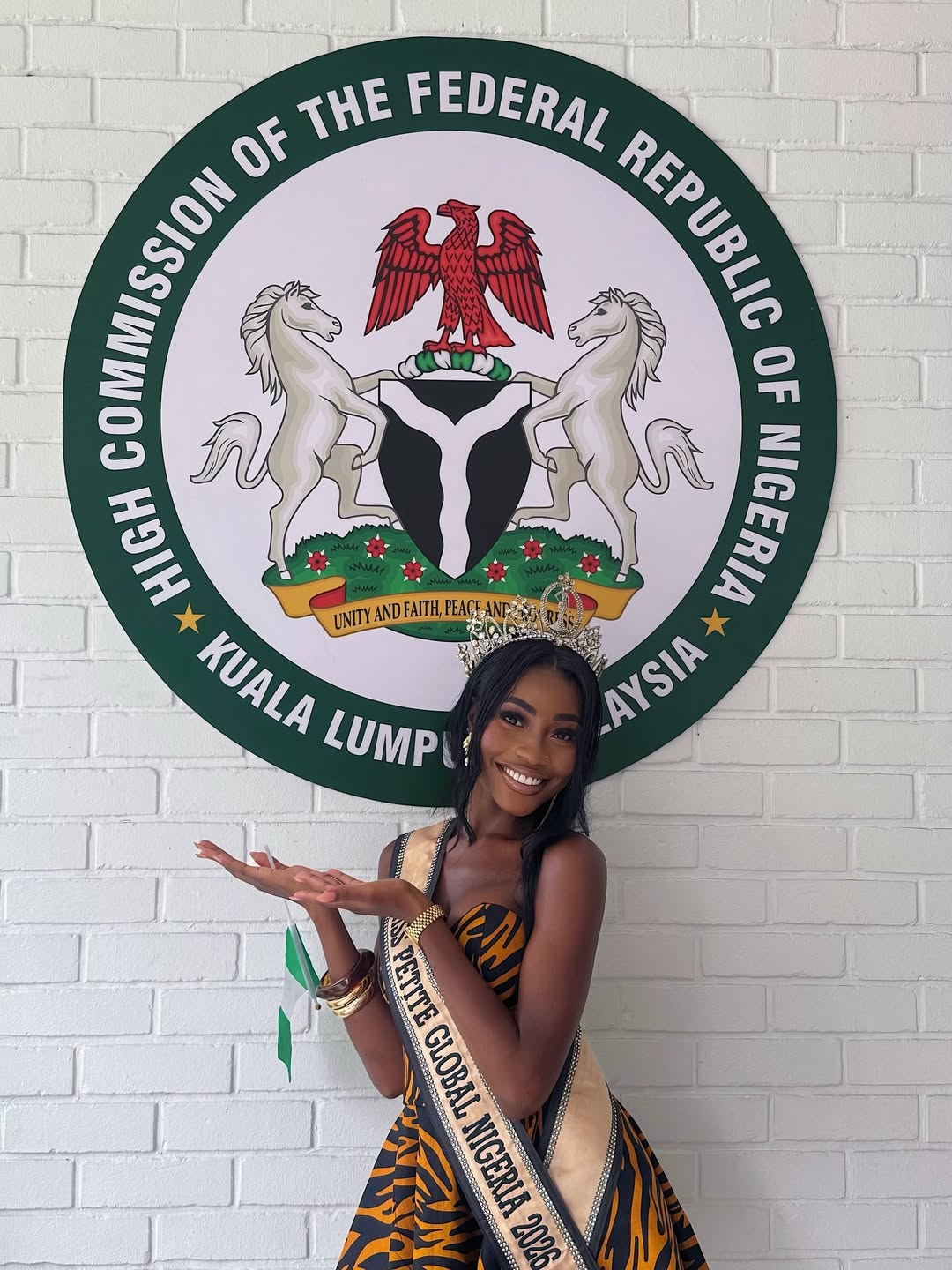 Liza Umusu at the Nigerian Embassy in Malaysia