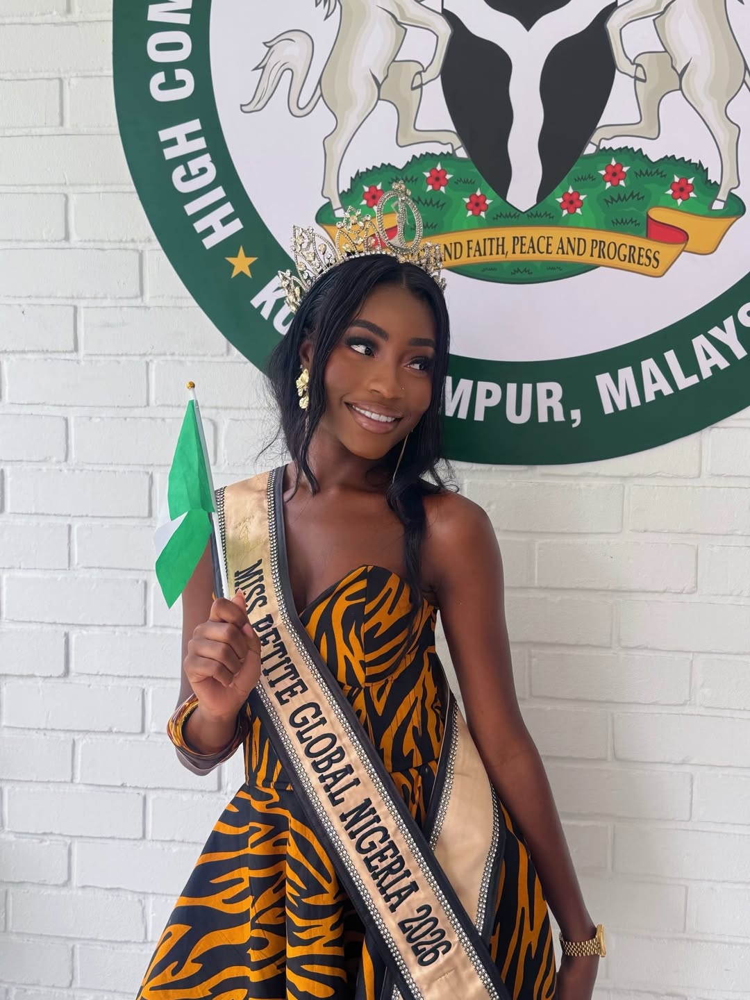 Liza Umusu at the Nigerian Embassy in Malaysia