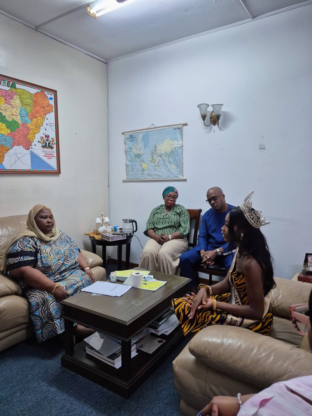Liza Umusu at the Nigerian Embassy in Malaysia
