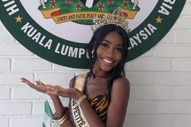 Liza Umusu at the Nigerian Embassy in Malaysia