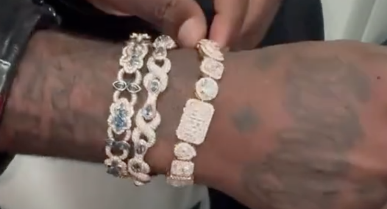 Burna Boy shows off massive new 'Big Rocks' diamond bracelet