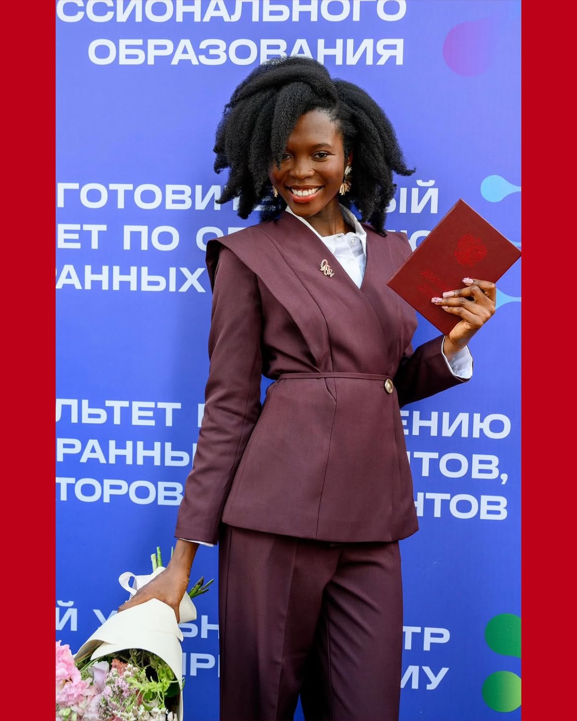 Nigerian Akanbi's Russian valedictory speech wins hearts at Rostov State Medical University